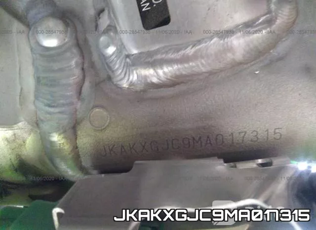JKAKXGJC9MA017315 фото 2