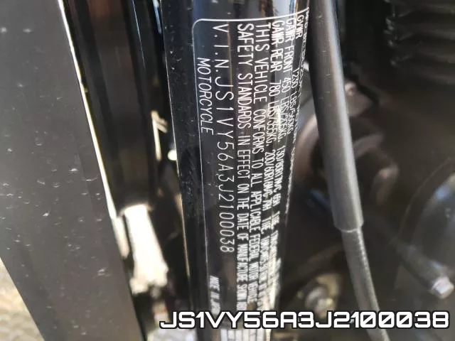 JS1VY56A3J2100038 фото 2