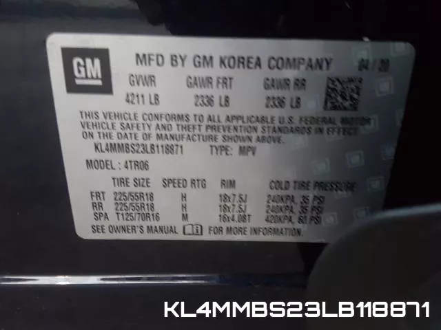 KL4MMBS23LB118871 фото 2