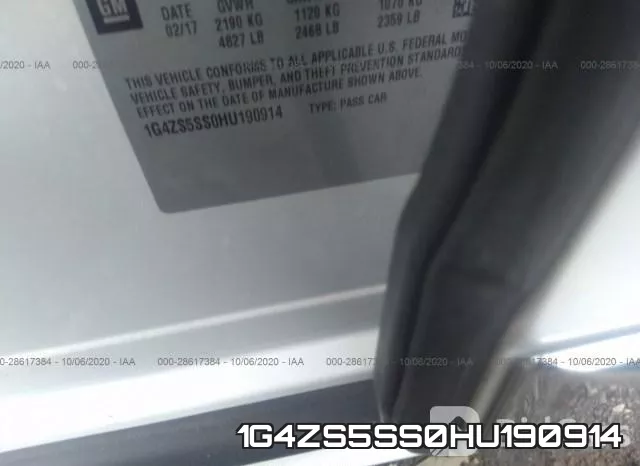 1G4ZS5SS0HU190914 фото 10