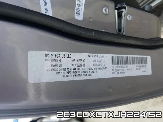 2C3CDXCTXJH224152 фото 2