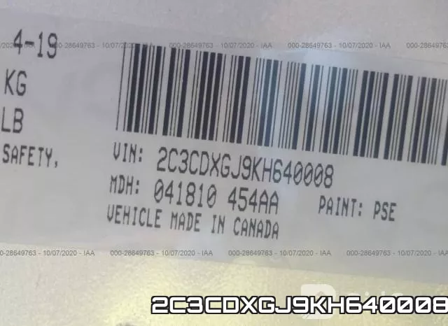 2C3CDXGJ9KH640008 фото 10