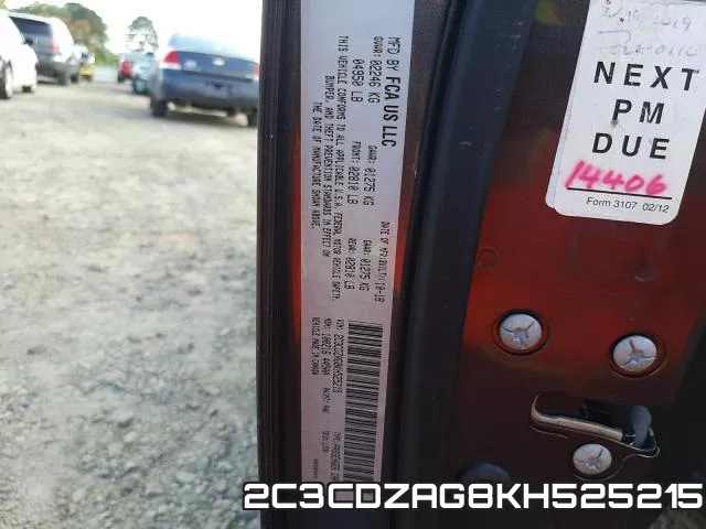 2C3CDZAG8KH525215 фото 2