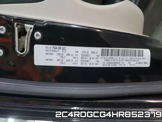 2C4RDGCG4HR852379 фото 2