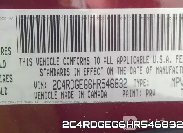 2C4RDGEG6HR546832 фото 10