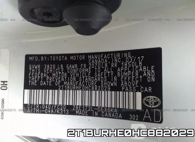 2T1BURHE0HC882029 фото 10