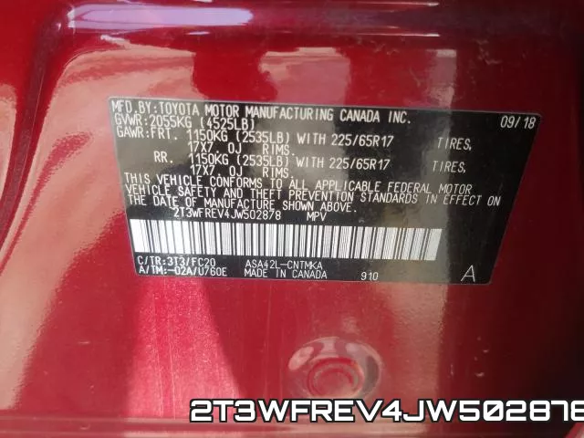 2T3WFREV4JW502878 фото 2