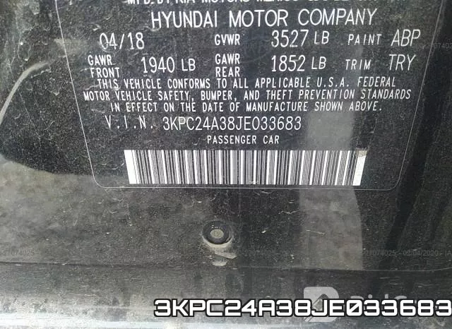 3KPC24A38JE033683 фото 10