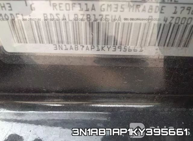 3N1AB7AP1KY395661 фото 10