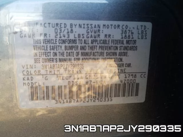 3N1AB7AP2JY290335 фото 2