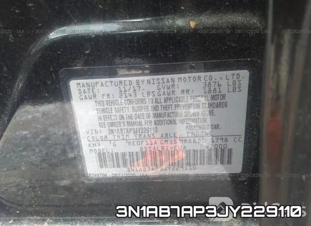 3N1AB7AP3JY229110 фото 10