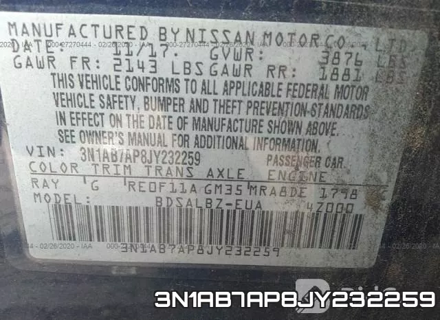3N1AB7AP8JY232259 фото 10