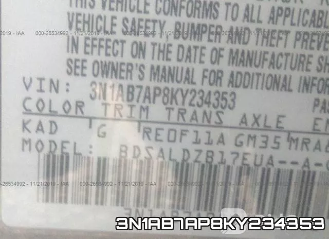 3N1AB7AP8KY234353 фото 10