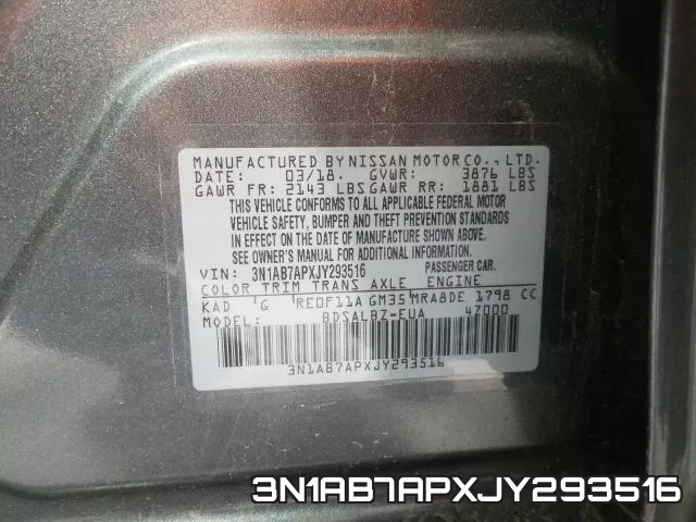 3N1AB7APXJY293516 фото 2