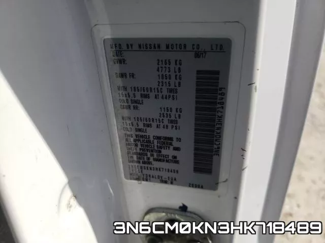 3N6CM0KN3HK718489 фото 2