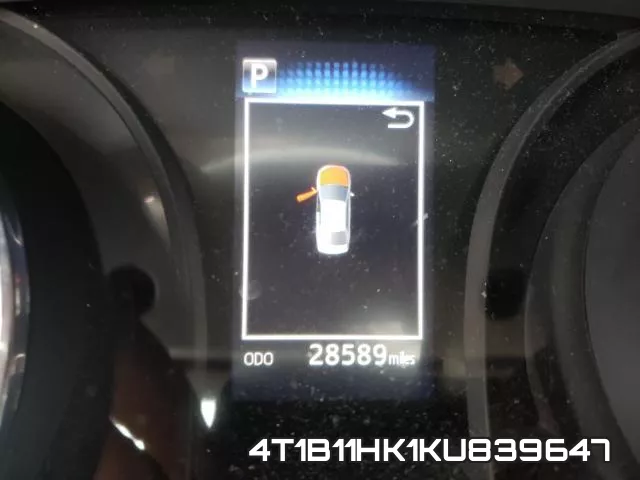 4T1B11HK1KU839647 фото 9