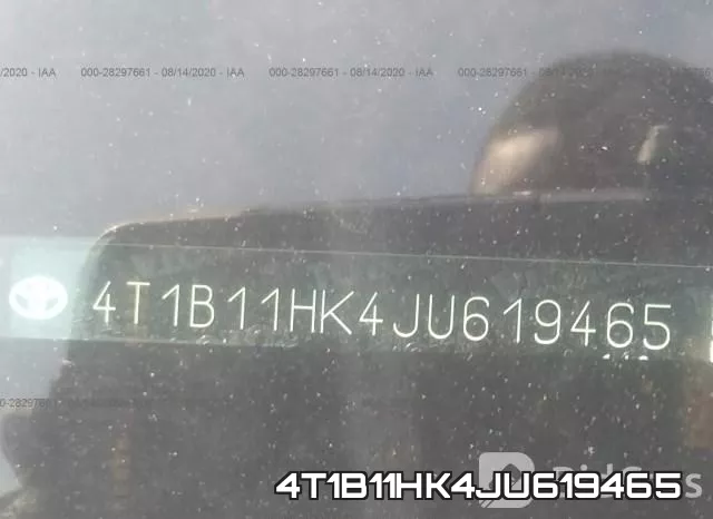 4T1B11HK4JU619465 фото 10