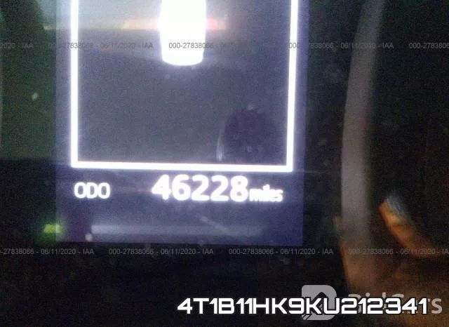 4T1B11HK9KU212341 фото 8