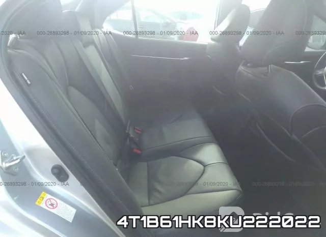 4T1B61HK8KU222022 фото 9