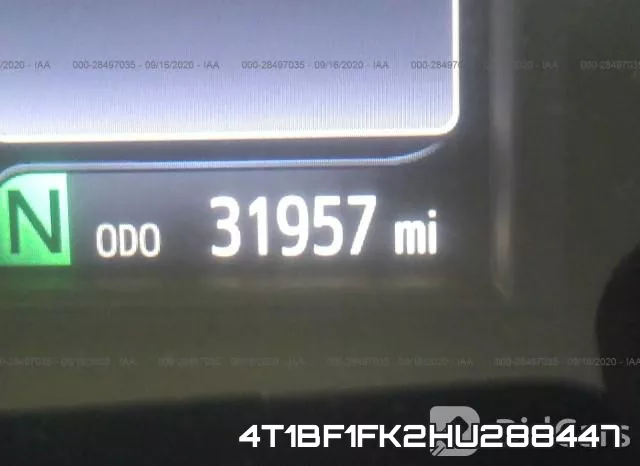 4T1BF1FK2HU288447 фото 8