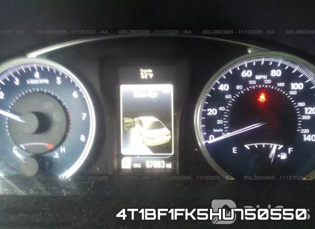 4T1BF1FK5HU750550 фото 8