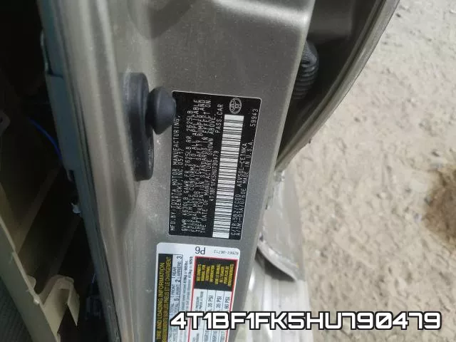 4T1BF1FK5HU790479 фото 2
