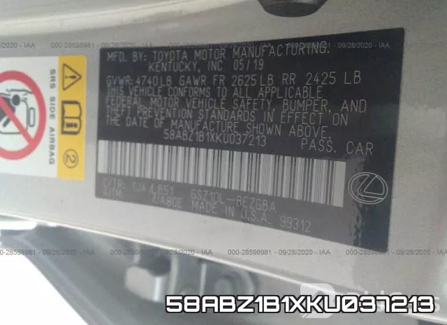 58ABZ1B1XKU037213 фото 10
