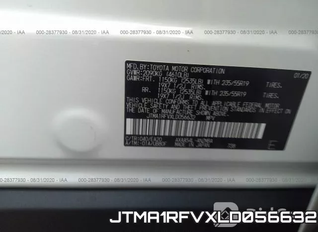 JTMA1RFVXLD056632 фото 10