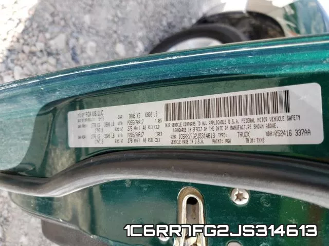 1C6RR7FG2JS314613 фото 2