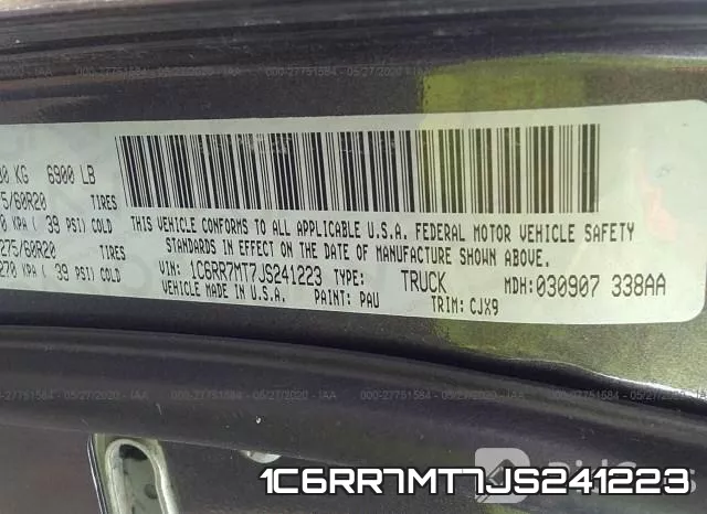 1C6RR7MT7JS241223 фото 10