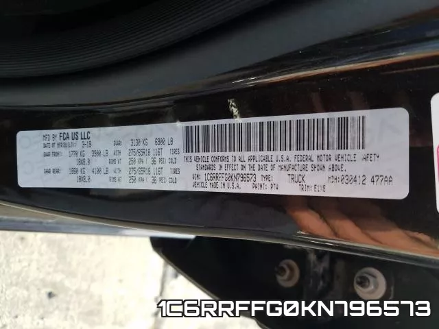 1C6RRFFG0KN796573 фото 2
