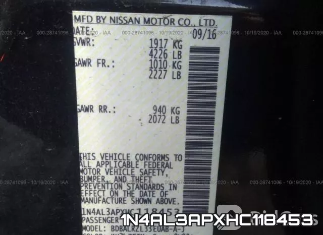 1N4AL3APXHC118453 фото 10
