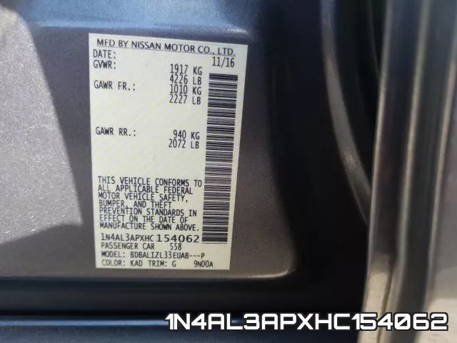 1N4AL3APXHC154062 фото 2