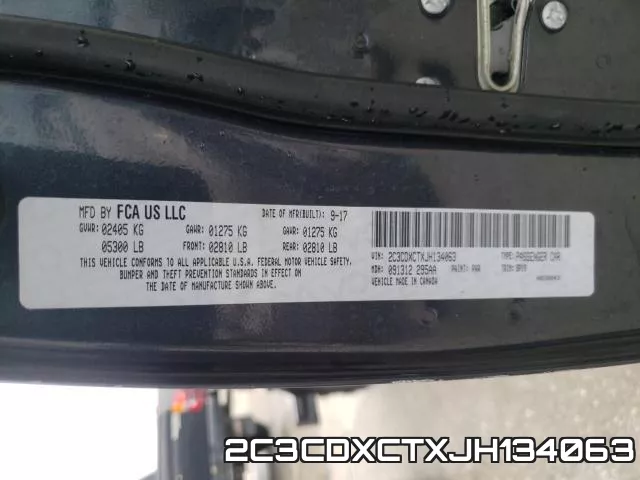 2C3CDXCTXJH134063 фото 2