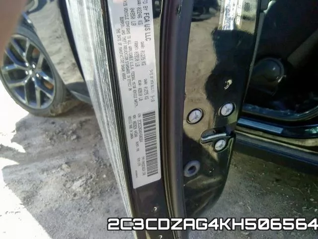 2C3CDZAG4KH506564 фото 2