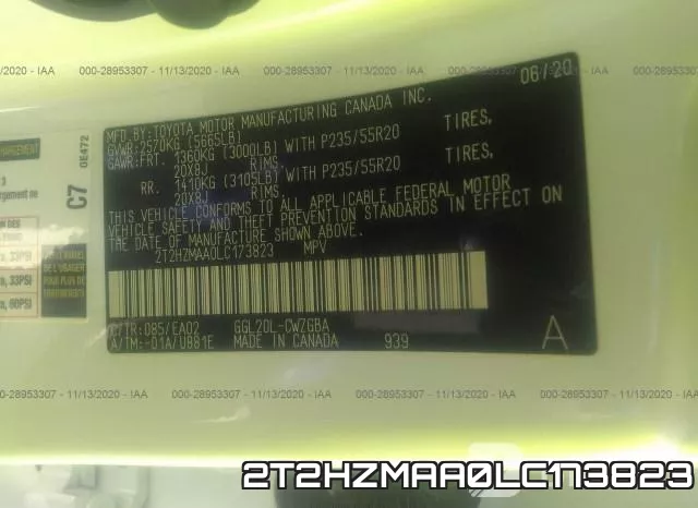 2T2HZMAA0LC173823 фото 8