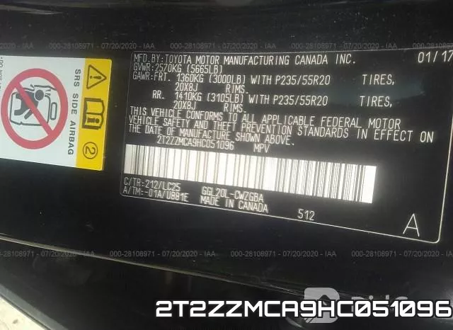 2T2ZZMCA9HC051096 фото 10