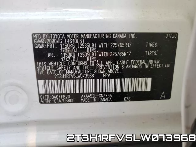 2T3H1RFV5LW073968 фото 2