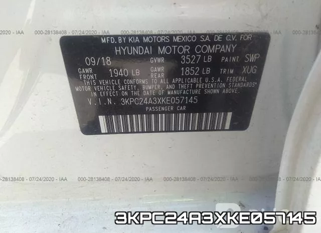 3KPC24A3XKE057145 фото 10