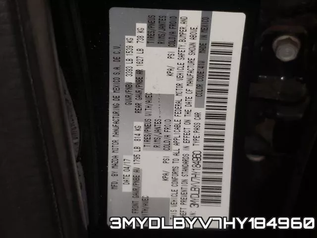 3MYDLBYV7HY184960 фото 2