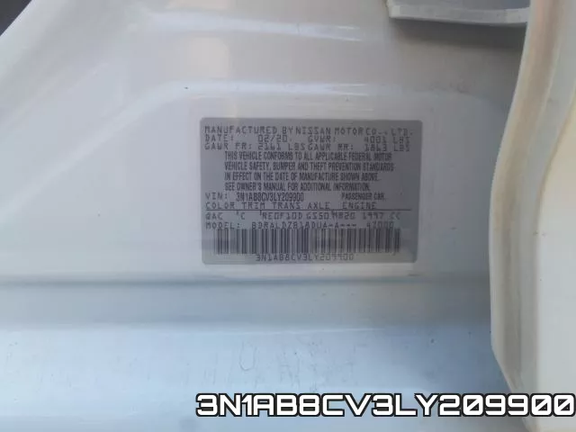 3N1AB8CV3LY209900 фото 2