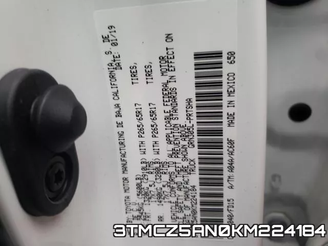 3TMCZ5AN0KM224184 фото 2