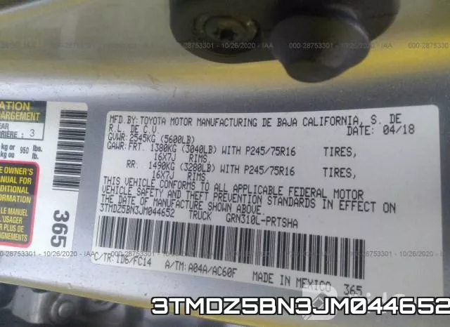 3TMDZ5BN3JM044652 фото 10
