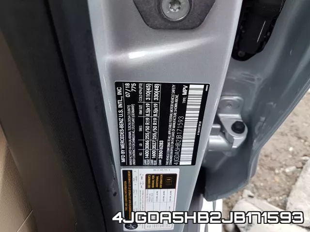 4JGDA5HB2JB171593 фото 2