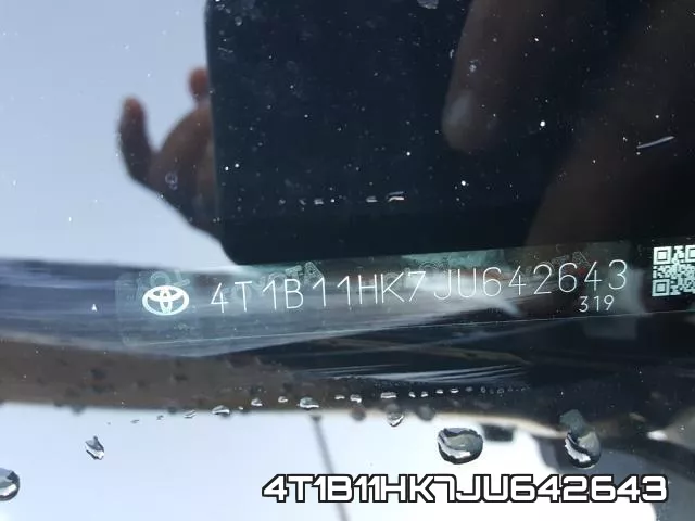 4T1B11HK7JU642643 фото 2