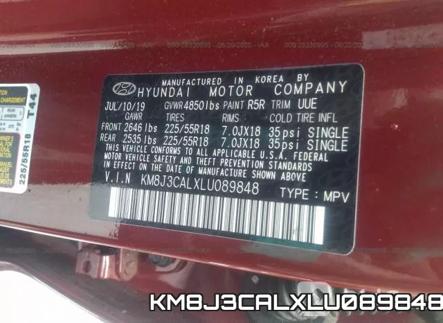 KM8J3CALXLU089848 фото 9