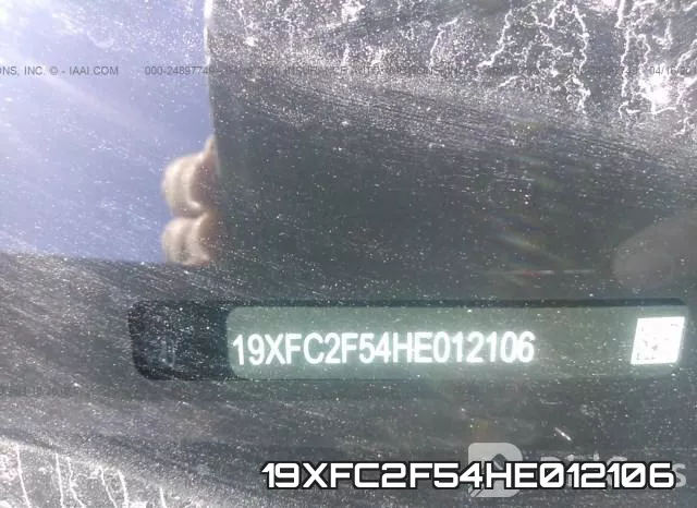 19XFC2F54HE012106 фото 10
