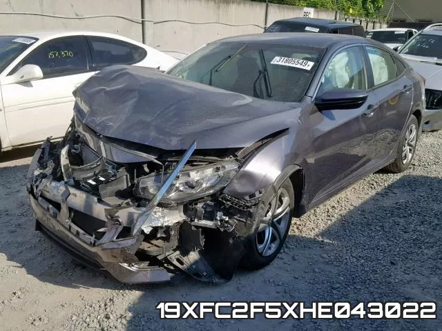 19XFC2F5XHE043022 фото 3