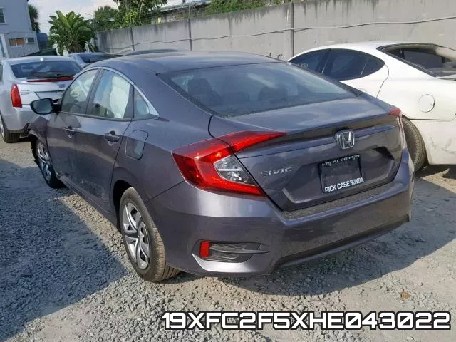 19XFC2F5XHE043022 фото 4