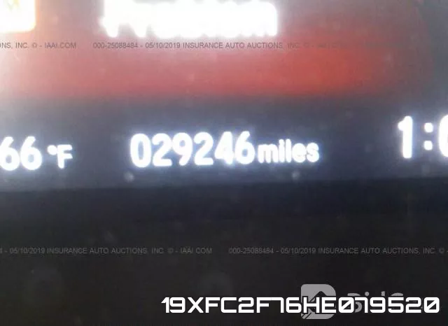 19XFC2F76HE079520 фото 8